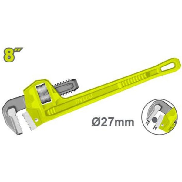 آچار لوله گیر ۸ اینچ دایلو DTPW1108 | حرفه‌ای، مقاوم و دقیق